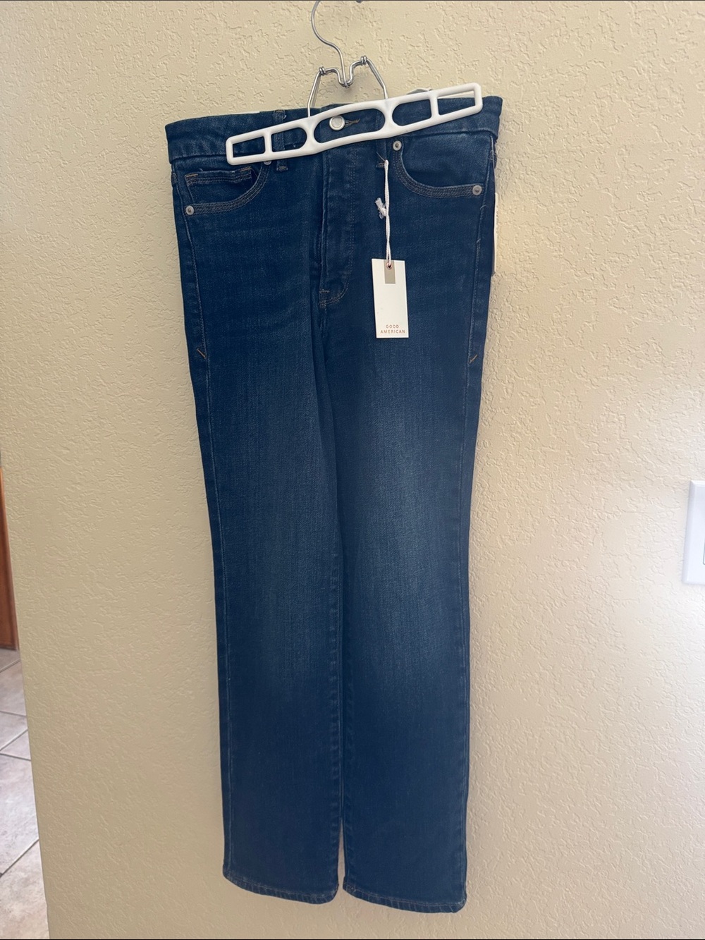 Good American Dark Blue Denim Jeans